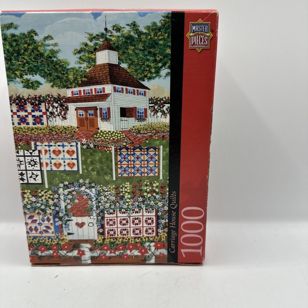 Master Pieces Carriage House Quilts 1000-Piece Jigsaw Puzzle‎ New #71041
